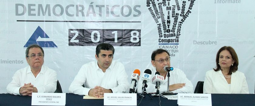 Anuncian la realización de foros electorales en la CANACO Mérida