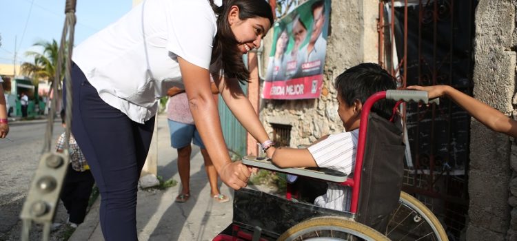 Vida Gómez comprometida con las personas con discapacidad