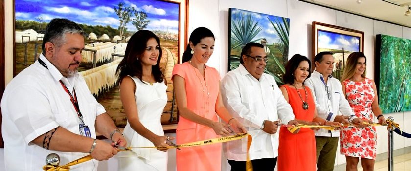 Inician los festejos de 500 exposiciones en la Galería del Aeropuerto de Mérida