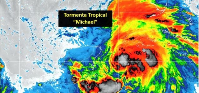 Tormenta Tropical Michael mantiene vientos de hasta 95 km/h