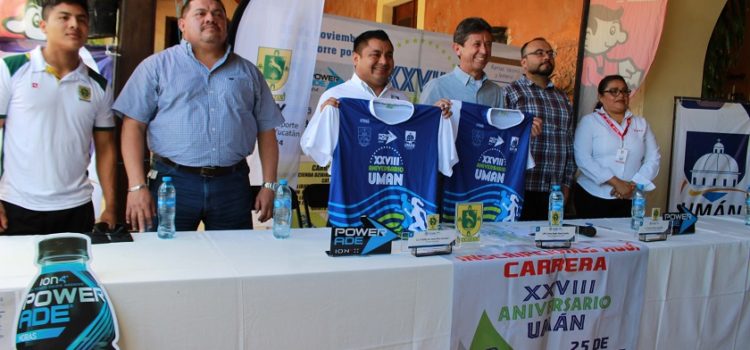 Presentan carrera por 28 aniversario de Umán