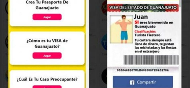 Alertan uso de datos al crear ‘Visa de Guanajuato’ en Facebook
