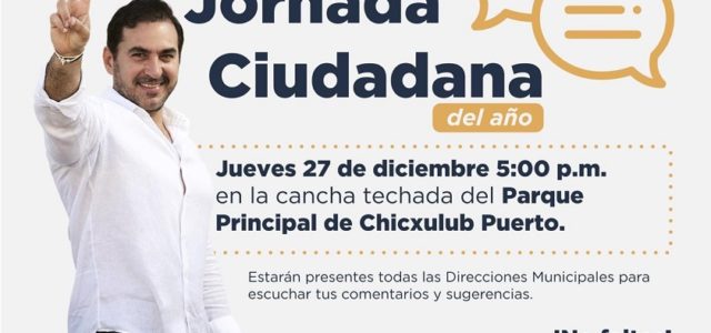 Zacarías Curi terminará el año con Jornada Ciudadana