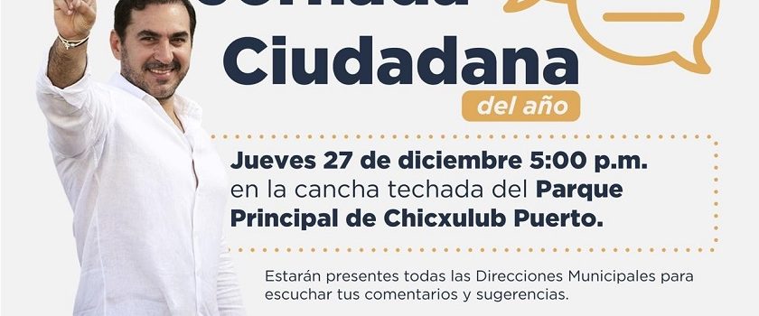 Zacarías Curi terminará el año con Jornada Ciudadana