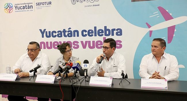 Chihuahua, Hermosillo, Tijuana y Oaxaca conectarán vía aérea con Mérida