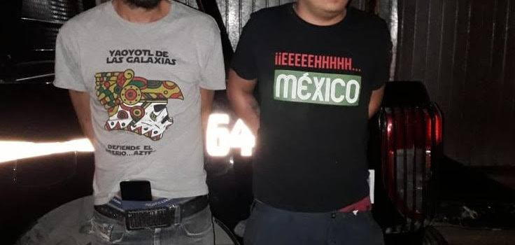 Detiene SSP a dos presuntos ladrones de tiendas de conveniencia