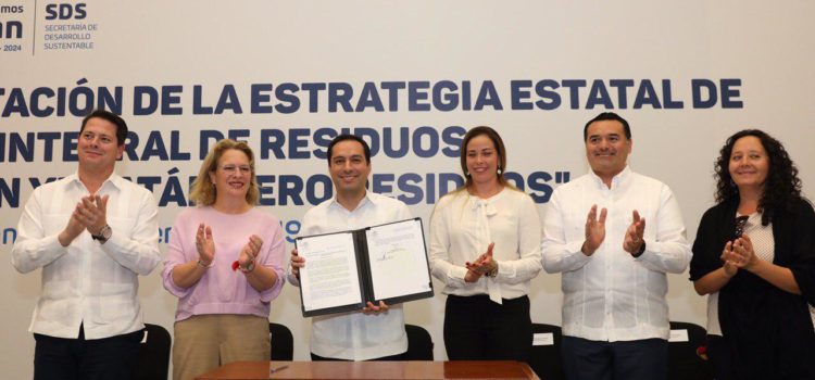 El Gobernador Mauricio Vila Dosal presenta estrategia para contrarrestar la mala disposición de desechos