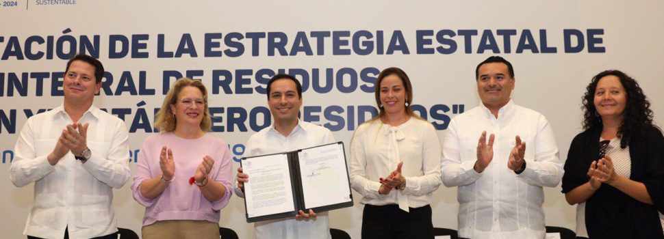 El Gobernador Mauricio Vila Dosal presenta estrategia para contrarrestar la mala disposición de desechos