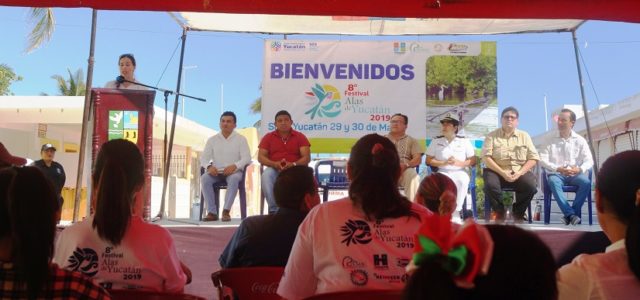 Inauguran octava edición del festival Alas de Yucatán en Sisal
