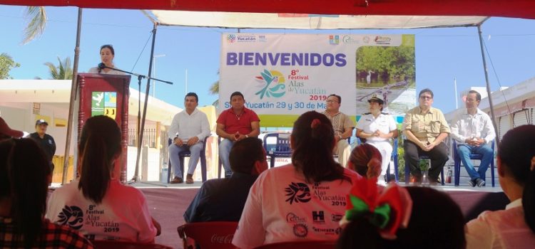 Inauguran octava edición del festival Alas de Yucatán en Sisal