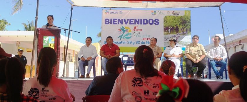 Inauguran octava edición del festival Alas de Yucatán en Sisal