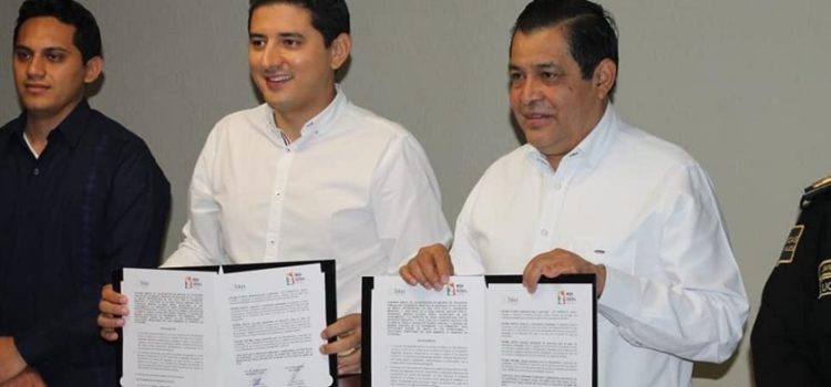 Tekax y Nezahualcóyotl, firman convenio e intercambian programas de seguridad