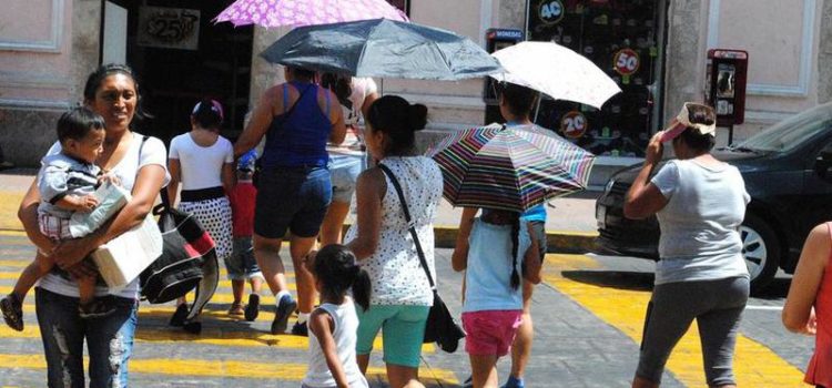 Lluvias y altas temperaturas en Yucatán este fin de semana