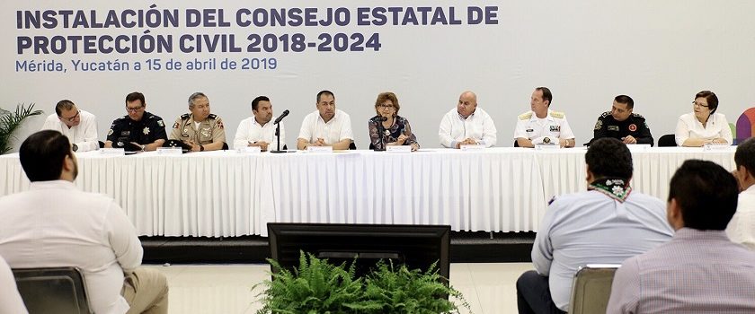 Refuerzan coordinación en materia de protección civil
