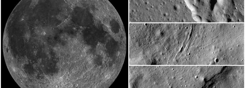 La NASA revela que la Luna se está encogiendo; su corteza se está arrugando