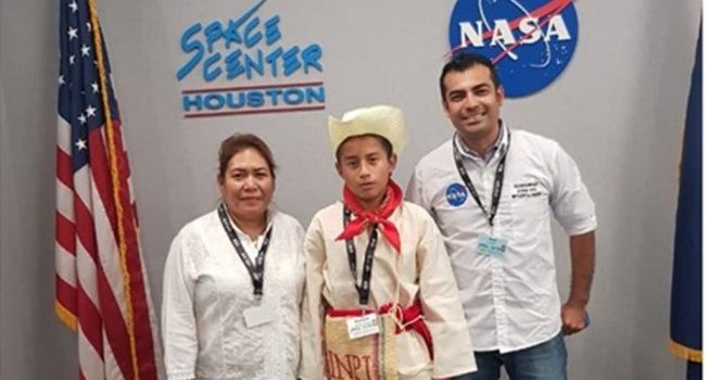 Joven motozintleco recibe capacitación en la NASA