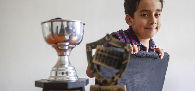 A sus ocho años, Sergio ya es campeón estatal y nacional de la competencia ALOHA Cálculo Mental