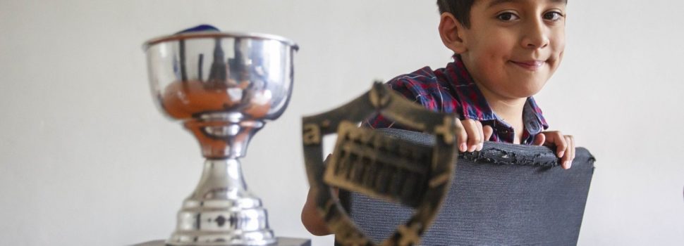 A sus ocho años, Sergio ya es campeón estatal y nacional de la competencia ALOHA Cálculo Mental