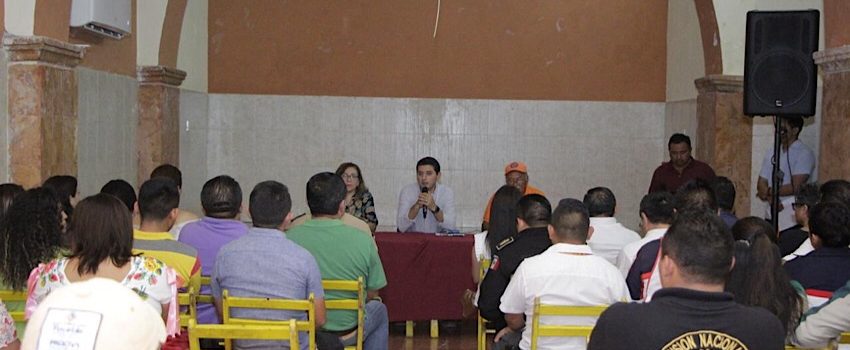 Diego Ávila encabeza instalación de Comité de Protección Civil en Tekax