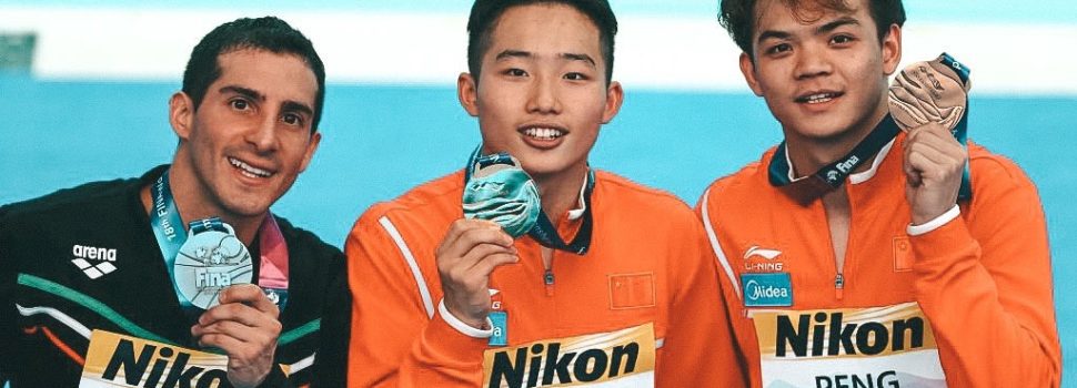 Rommel Pacheco cumple en Mundial de Natación