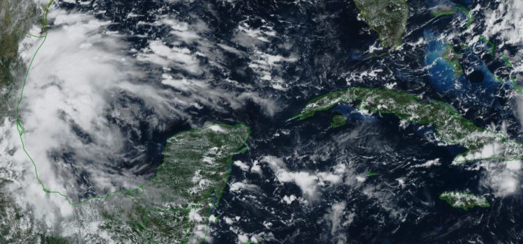 No guardes el paraguas, Conagua pronostica lluvias para la Península de Yucatán