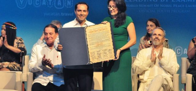 Ganadores de Premios Nobel declaran a Yucatán como un estado de paz