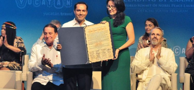 Ganadores de Premios Nobel declaran a Yucatán como un estado de paz
