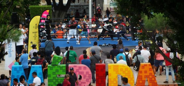 Preparan magna función de box en la Plaza Grande