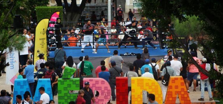 Preparan magna función de box en la Plaza Grande