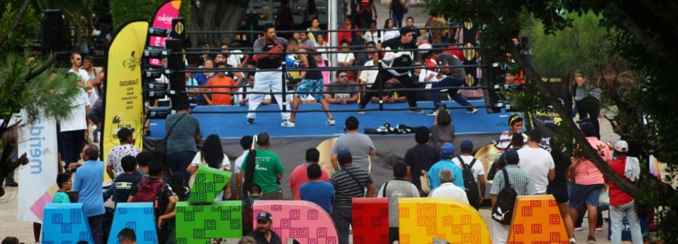 Preparan magna función de box en la Plaza Grande
