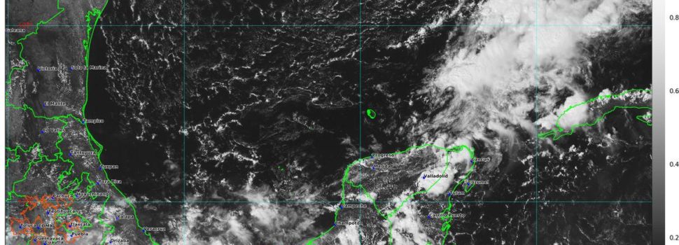 Chubascos se prevén para Península de Yucatán