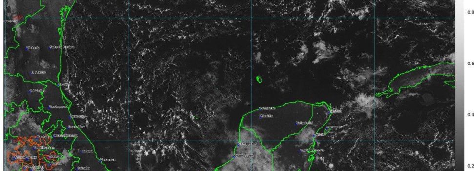 En Yucatán hoy se prevé fuertes chubascos vespertinos por la onda tropical 43