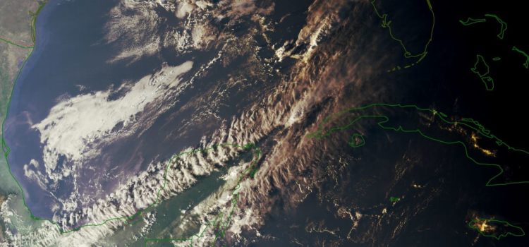 Península de Yucatán con el fin de semana con calor
