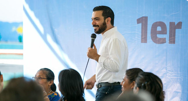 Elías Lixa rinde informe