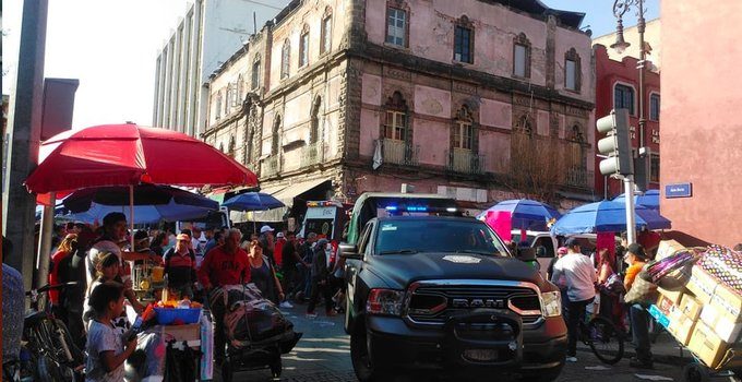 Reportan balacera cerca de Palacio Nacional; hay varios heridos