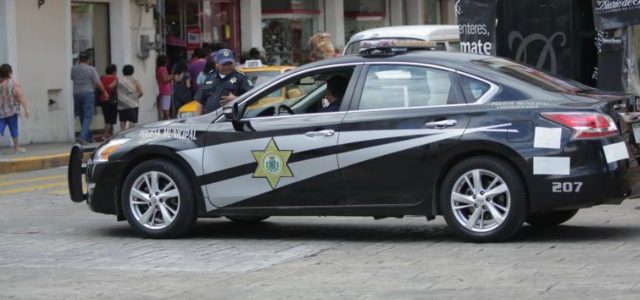 Operativo de la Policía Municipal de Mérida para garantizar la seguridad de los antorchistas