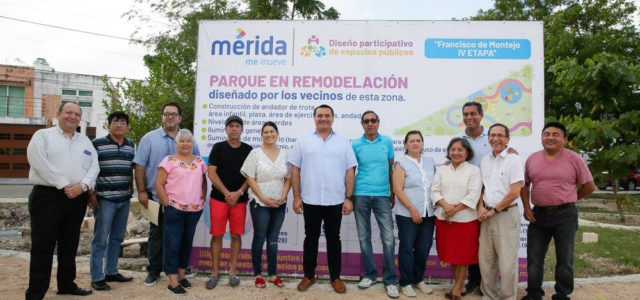 El alcalde Renán Barrera dirige esfuerzos a la creación de sociedad cada vez más unida y participativa
