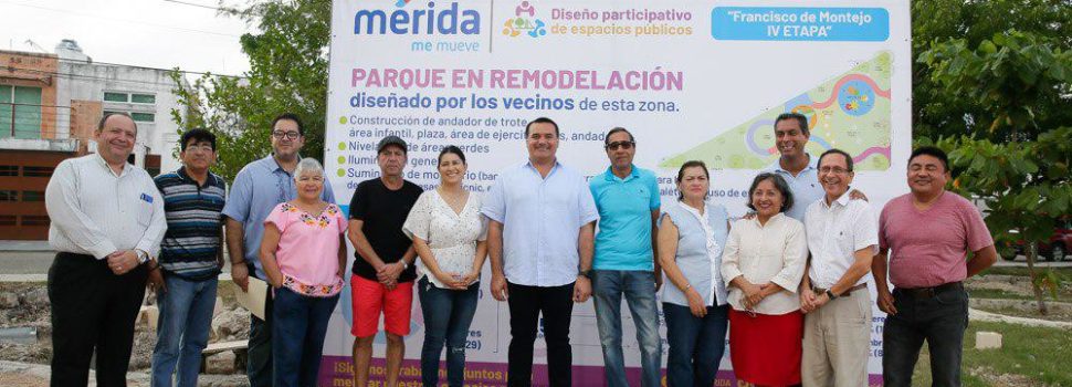 El alcalde Renán Barrera dirige esfuerzos a la creación de sociedad cada vez más unida y participativa