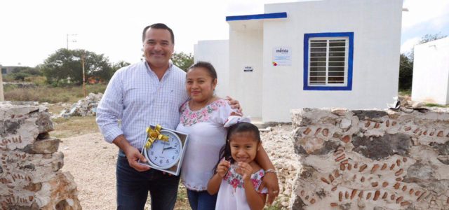El alcalde Renán Barrera entrega nuevas obras para mejorar la calidad de vida en comisarías