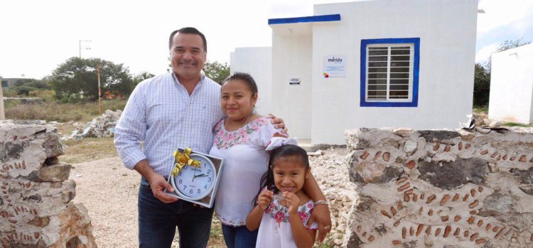 El alcalde Renán Barrera entrega nuevas obras para mejorar la calidad de vida en comisarías