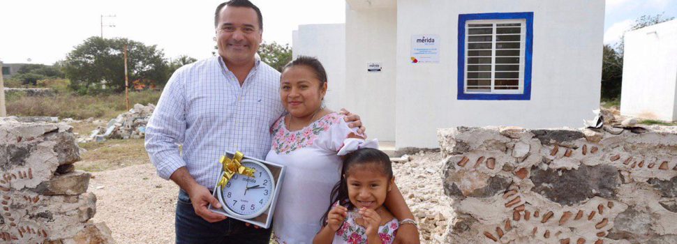 El alcalde Renán Barrera entrega nuevas obras para mejorar la calidad de vida en comisarías
