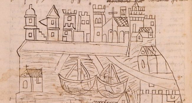 Descubren el dibujo más antiguo en representar Venecia