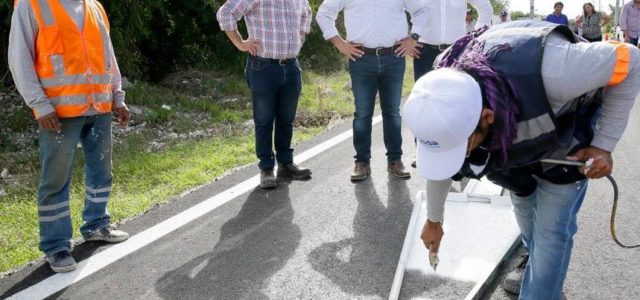 El alcalde Renán Barrera Concha impulsa obras para el desarrollo de las comisarías de Mérida