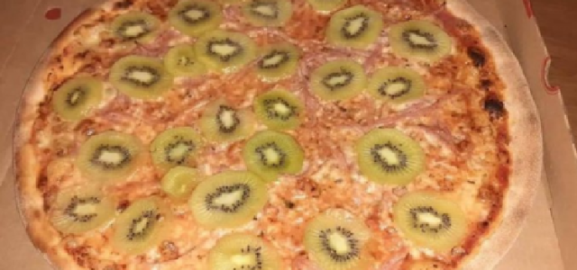 ¿Así que odias la piña en la pizza ? …¿qué te parece con kiwi?