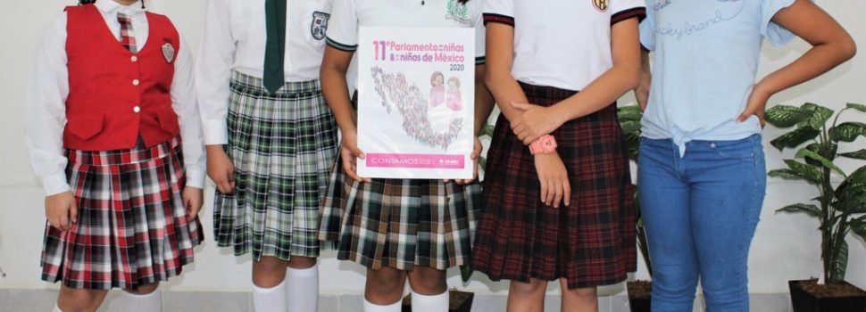 Cinco niñas representarán a Yucatán durante el 11 parlamento infantil