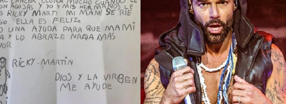 Regalaría la vida eterna: niño pide que su mamá enferma conozca a Ricky Martin