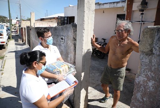Gobierno de Yucatán comienza la distribución casa por casa de apoyos alimentarios a grupos vulnerables
