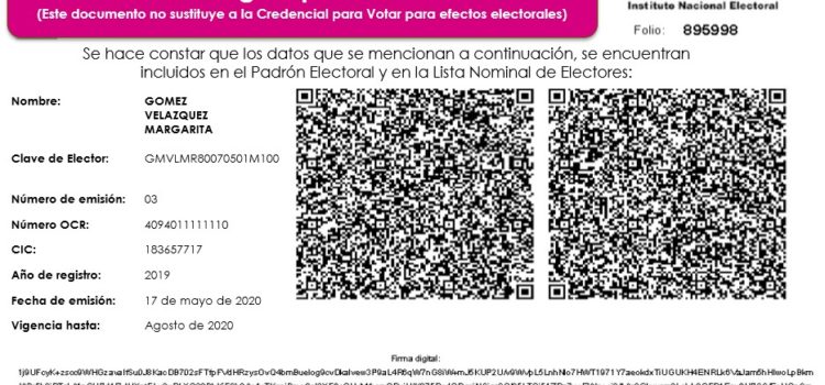 INE amplia vigencia de credenciales, expedirá constancias digitales y añadirá datos biométricos