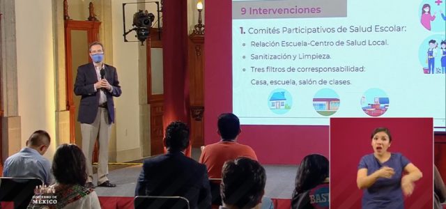 El uso de cubrebocas obligatorio para estudiantes y personal educativo