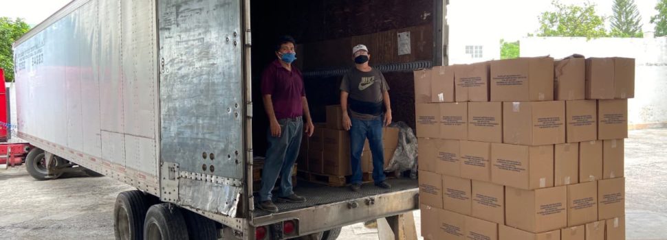 Tamaulipas, Querétaro y Aguascalientes envían 43 toneladas de ayuda para Yucatán
